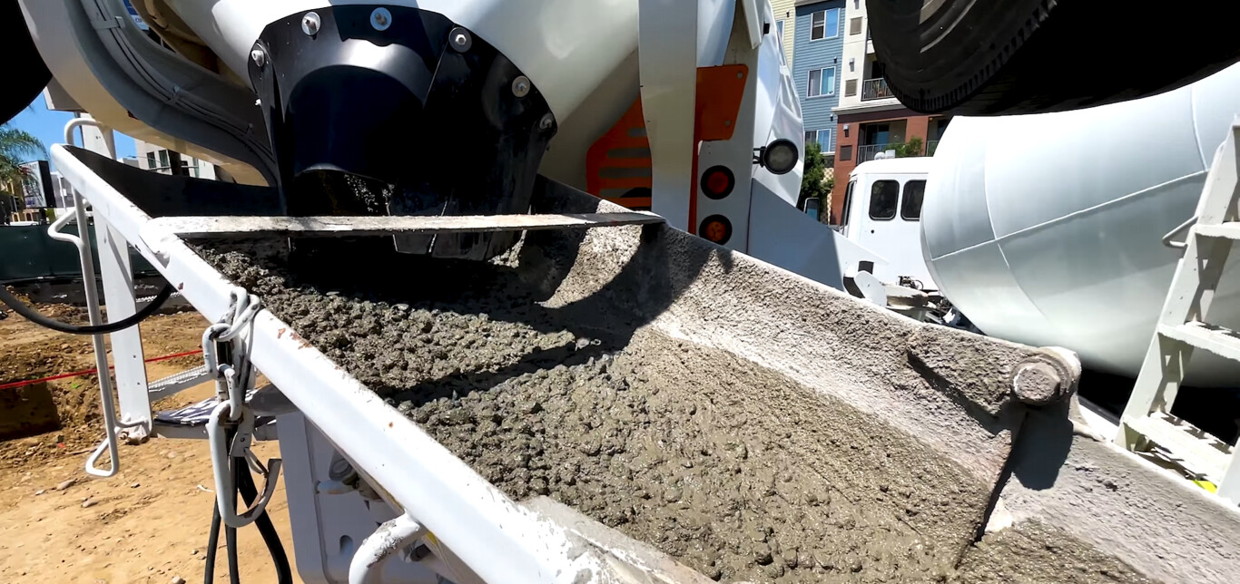 Professional concrete pouring equipment for quality foundations